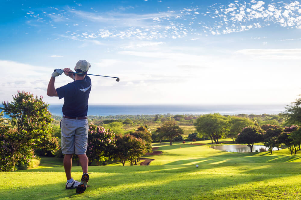 A Man Playing Golf in the Lincoln City Area